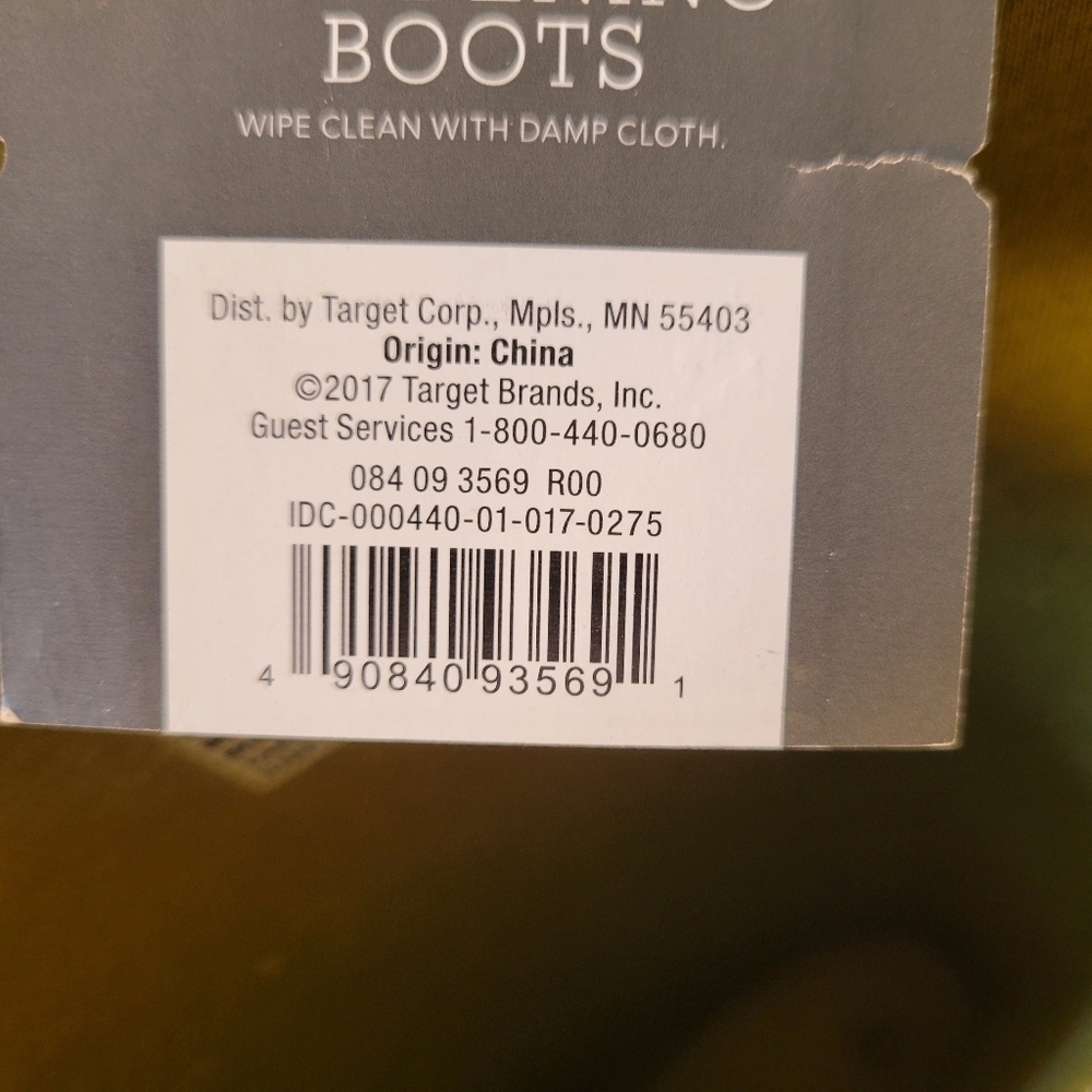 Target Threshold NWT Floral Women's Rain Garden Boots Sz 8 ~ Pretty! - Picture 15 of 16